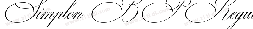 Simplon BP Regular R字体转换 Simplon BP Regular R字体转换